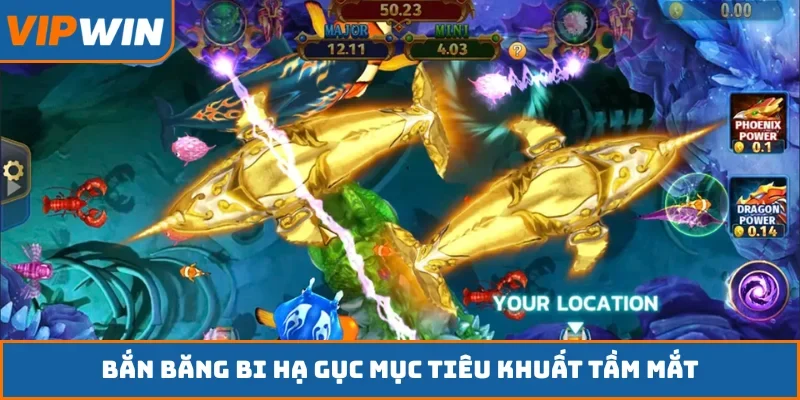 Bắn băng bi hạ gục mục tiêu khuất tầm mắt